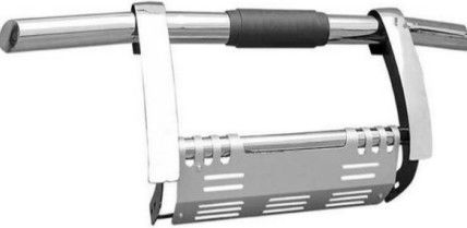 Bumper Depan Mobil Stainless Steel Baru Mudah dengan Lampu LED untuk Toyota Hilux Vigo Revo Rocco Nissan NP300 Navara Isuzu Mitsubishi Volkswagen Ford F150 Raptor Ranger