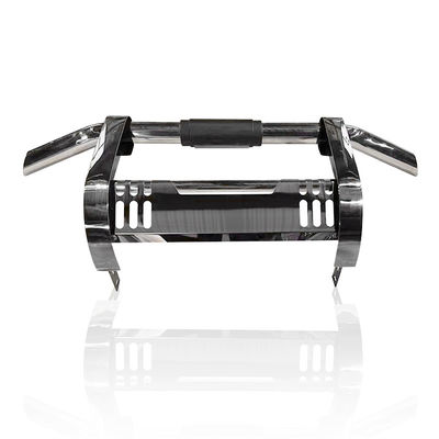 Bumper Depan Mobil Stainless Steel Baru Mudah dengan Lampu LED untuk Toyota Hilux Vigo Revo Rocco Nissan NP300 Navara Isuzu Mitsubishi Volkswagen Ford F150 Raptor Ranger