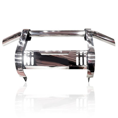 Bumper Depan Mobil Stainless Steel Baru Mudah dengan Lampu LED untuk Toyota Hilux Vigo Revo Rocco Nissan NP300 Navara Isuzu Mitsubishi Volkswagen Ford F150 Raptor Ranger