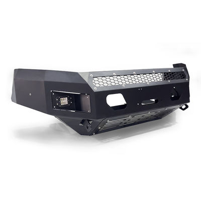 Powder Coated Truck Bull Bar Untuk Nissan Bumper Ford Front Bar Dengan Dua Lampu Led