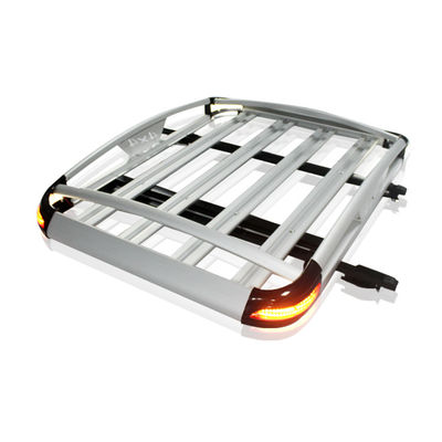 LC200 Aluminium Alloy Roof Baggage Holder Mudah dipasang untuk kegiatan berkemah Kapasitas beban 28KG