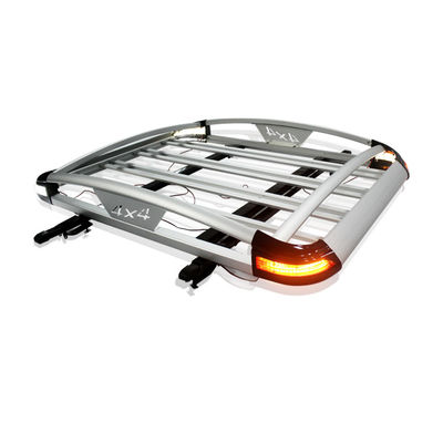 LC200 Aluminium Alloy Roof Baggage Holder Mudah dipasang untuk kegiatan berkemah Kapasitas beban 28KG