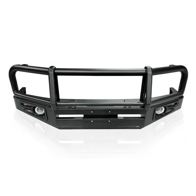 Steel Bull Bar Dengan Lampu Terintegrasi 20W 12V 50 000 Jam Umur Hitam Powder Coat Finish Untuk Truk