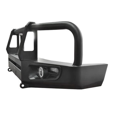 Suku Cadang Mobil Off Road 4x4 Baja Hitam Aksesori Mobil Bemper Depan Bull Bar Untuk Toyota Hiace