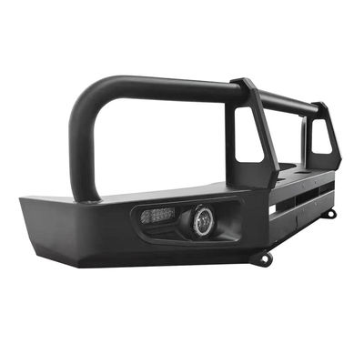 Suku Cadang Mobil Off Road 4x4 Baja Hitam Aksesori Mobil Bemper Depan Bull Bar Untuk Toyota Hiace
