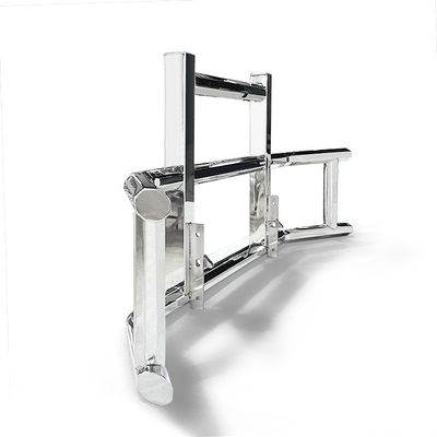 Stainless Steel Semi Truck Deer Guard Bagian Depan Atau Belakang