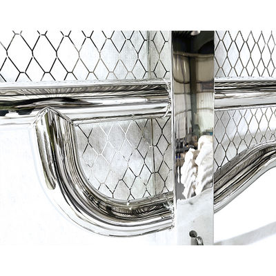 Dongsui 304 Stainless Steel Truk Berat Baja Semi Truk Pelindung Rusa Untuk Scania