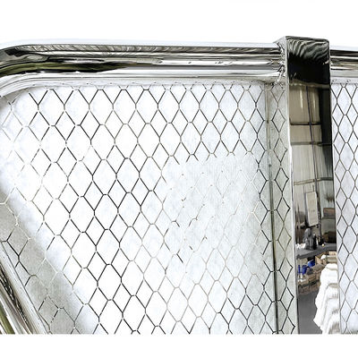 Dongsui 304 Stainless Steel Truk Berat Baja Semi Truk Pelindung Rusa Untuk Scania