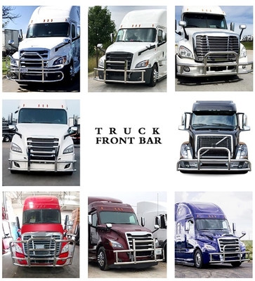 Dongsui Factory Tough North American Classic bergaya kualitas tinggi Semi Truck Bumper Deer Guard Untuk Freightliner Cascadia Volvo International Prostar Kenworth Peterbilt Mack Pinnacle