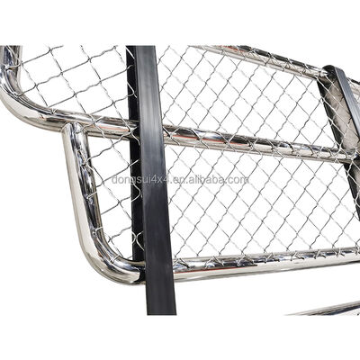 Penjaga rusa truk bergaya Eropa 304 stainless steel dengan pemasangan mudah untuk Scania Volvo Benz Man