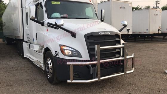 304 Stainless Steel Truck Deer Guard Warna Silver Untuk Freightliner Cascadia