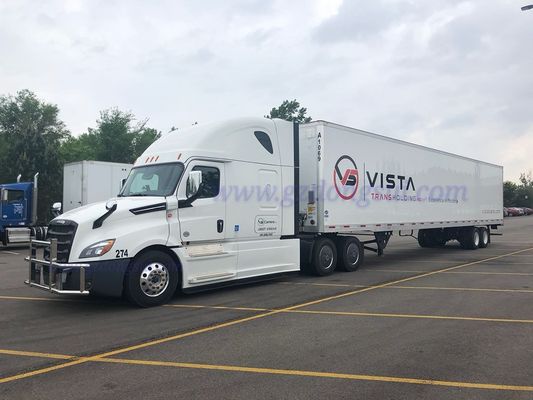 304 Stainless Steel Truck Deer Guard Warna Silver Untuk Freightliner Cascadia