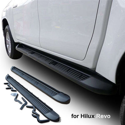 Produsen OEM Grosir 4x4 Aluminium Side Step Running Board Untuk Toyota Hilux Revo Dengan Kurung