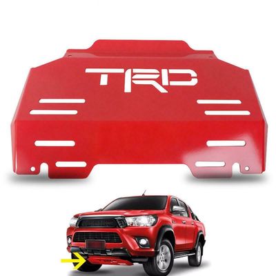 Aksesoris Mobil Skid Plate Truk Merah 100% Diuji Untuk Toyota Hilux Rocco