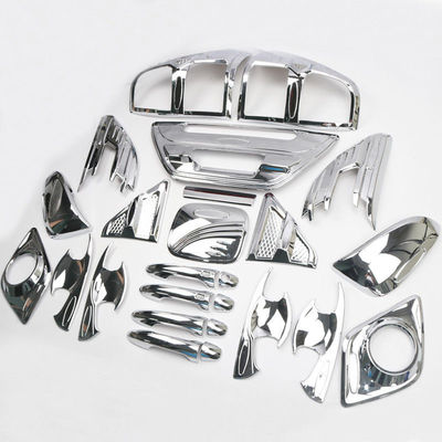 Kit Chrome Plastik Mobil Ramah Lingkungan Sliver Dan Warna Hitam Untuk Hilux Revo 2015+