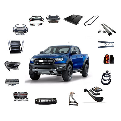 Panggangan Depan Mobil Plastik ABS Dengan LED Untuk Ford Ranger