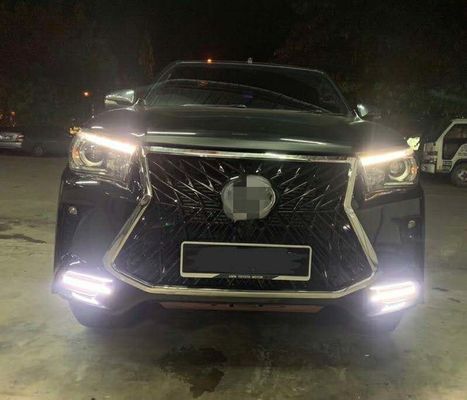 Body Kit Mobil Hitam Untuk Toyota Hilux Revo Ubah Ke Lexus