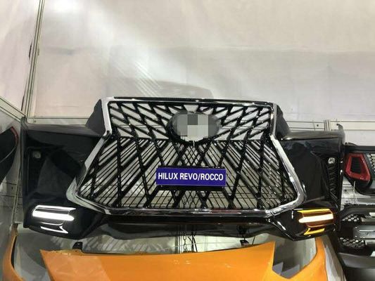 Body Kit Mobil Hitam Untuk Toyota Hilux Revo Ubah Ke Lexus