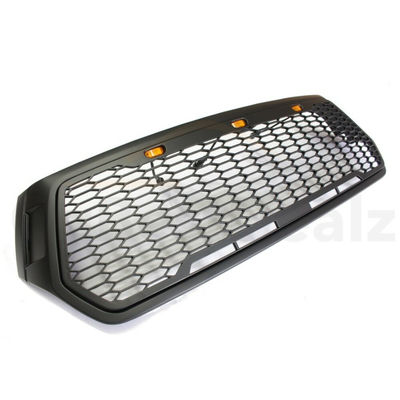 TRD Grills Mobil Custom Made Depan, ABS Matt Black 4X4 Front Grill Ukuran Standar
