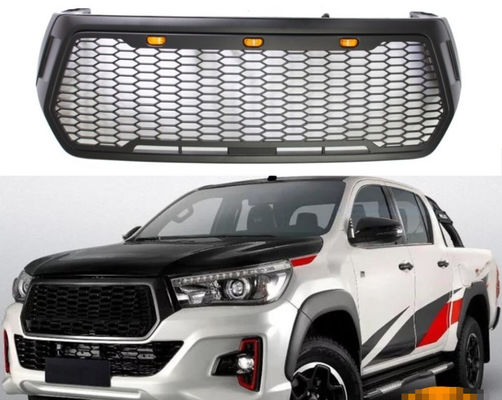 TRD Grills Mobil Custom Made Depan, ABS Matt Black 4X4 Front Grill Ukuran Standar