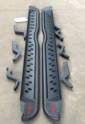 Cat Black Steel ABS Plastic TRD Side Steps Untuk Hilux Revo 2015-2017