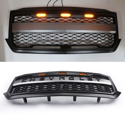 Chevrolet Silevrado Grill Kustom Untuk Truk, Grill Depan 4X4 Kelas Atas