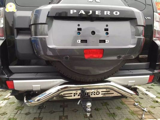 Pelindung Bumper Belakang Stainless Steel Desain Fitment 100% Untuk Pajero 2015+