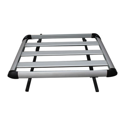 4X4 Aluminium Top Car Carrier Roof Rack 1 Tahun Garansi Warna Silver