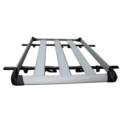 4X4 Aluminium Top Car Carrier Roof Rack 1 Tahun Garansi Warna Silver
