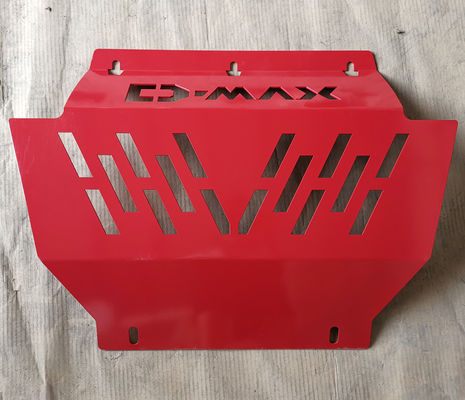 Plat Skid Auto Warna Merah Dmax, Papan Pelindung Mesin Untuk Truk Pickup