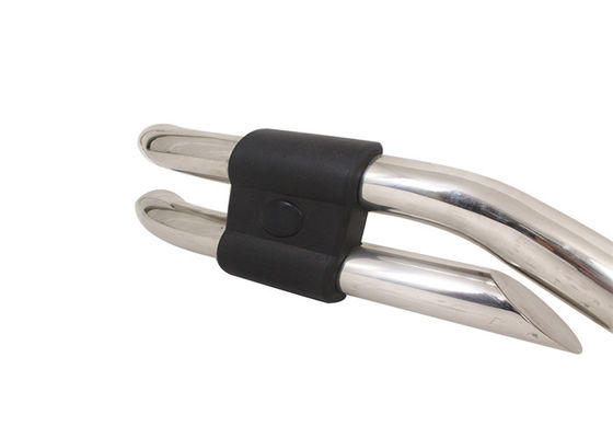 Truk Warna Perak Bull Bar Bumper Belakang Stainless Steel Garansi 12 Bulan