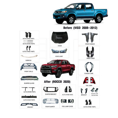 2012 Vigo Upgrade Ke Hilux Rocco 2021 4x4 Aksesoris Body Mobil