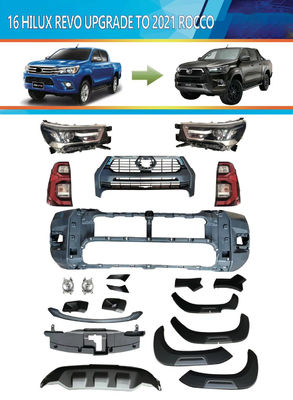 Produsen OEM Grosir Nudge Bar Car Light ABS Plastik Facelift Body Kit untuk Toyota Hilux Revo Rocco 2021