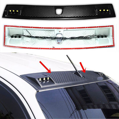 Hilux Revo SR5 2015 Cover Roof Spoiler Depan LED Trim Hitam