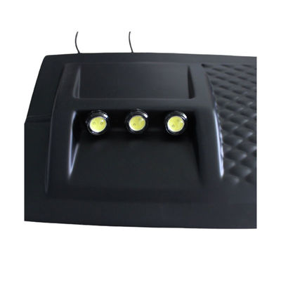 Hilux Revo SR5 2015 Cover Roof Spoiler Depan LED Trim Hitam