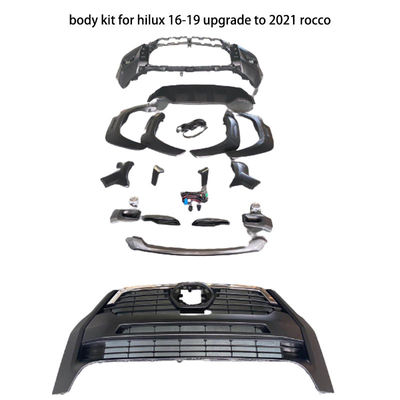 Outlet Pabrik OEM untuk Toyota Hilux Rocco 2021 Body Kit Mobil Bumper Depan Grill Facelift
