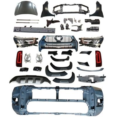 Body Kit Mobil Bumper Belakang Depan Untuk Toyota Hilux Vigo 05-14 Tingkatkan Ke Rocco 2021