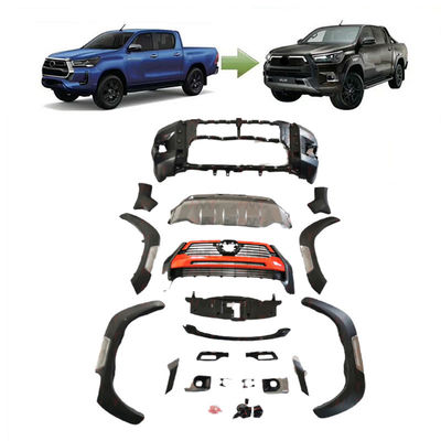 Produsen OEM Grosir Bumper Depan Mobil Hitam Rocco 2020 2021 Facelift Body Kit