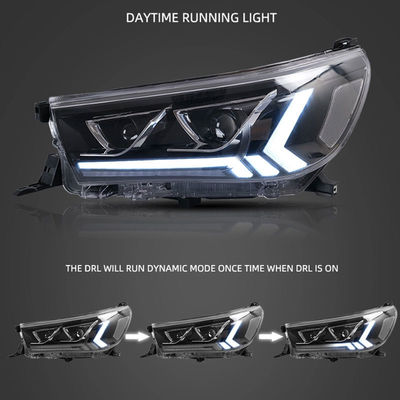 Hilux Revo Rocco Headlight Tail Light Sequential Turn Signal Car Body Kit