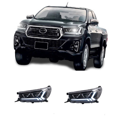 Hilux Revo Rocco Headlight Tail Light Sequential Turn Signal Car Body Kit