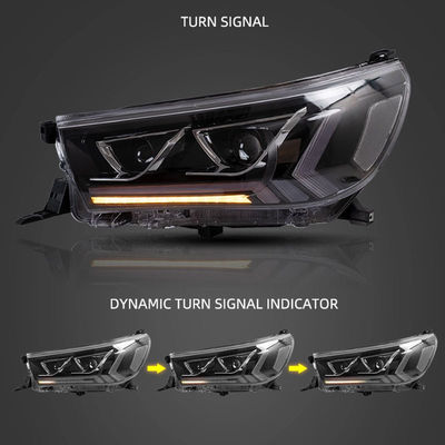 Hilux Revo Rocco Headlight Tail Light Sequential Turn Signal Car Body Kit