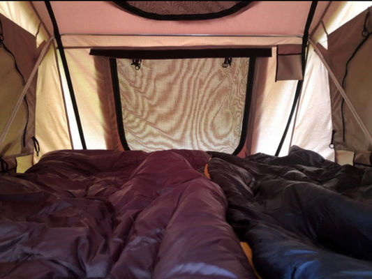 Tahan Air 4x4 4 Orang Aluminium Camping Car Soft Shell Rooftop Roof Top Tent Dengan Annex Room