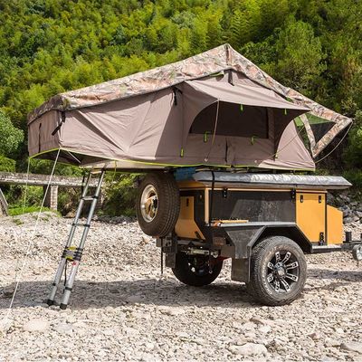 4 Orang Sisi Mobil Tenda Atap Tenda Atap Kendaraan Soft Shell