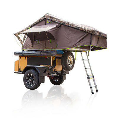 Tahan Air 4x4 4 Orang Aluminium Camping Car Soft Shell Rooftop Roof Top Tent Dengan Annex Room