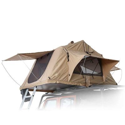 Tenda Atap Berkemah Mobil Ditarik Lembut Dengan Kasur Tangga Aluminium