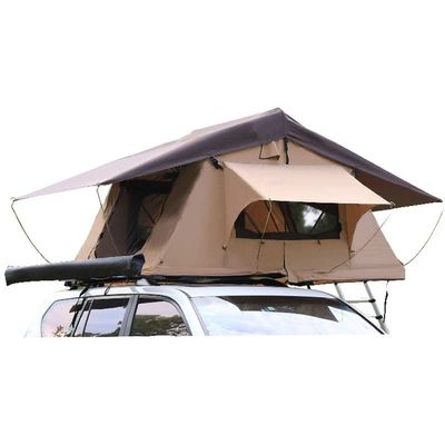 4x4 Kain Tahan Hujan Aluminium Perjalanan Berkemah Suv Mobil Soft Shell Atap Atap Tenda dengan Skylight