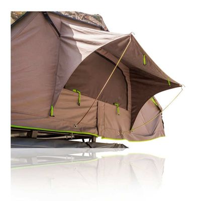 4x4 Kain Tahan Hujan Aluminium Perjalanan Berkemah Suv Mobil Soft Shell Atap Atap Tenda dengan Skylight