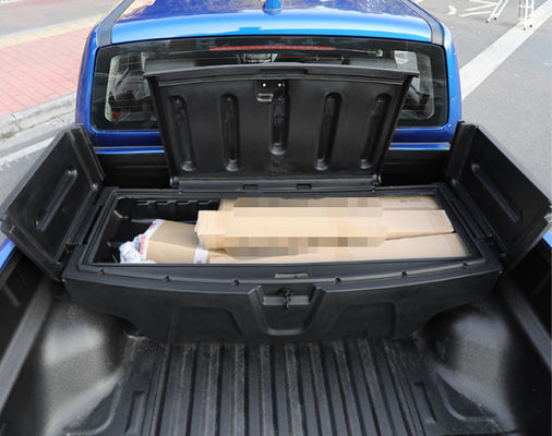 4x4 Plastik Satu Pintu Truk Tempat Tidur Extender Pickup Truck Bed Storage Tool Box