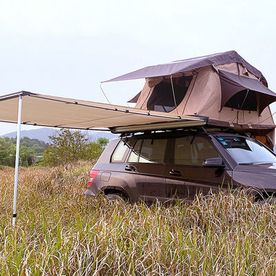 Produsen Grosir 180 Derajat Mobil Sisi Tenda Tenda 4x4 Kerai Sayap Mobil Rooftop Camping Tenda untuk Mobil Universal