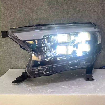 Ford Ranger T7 T8 Lampu Depan Penuh Led Proyektor 4 Len Bahan ABS